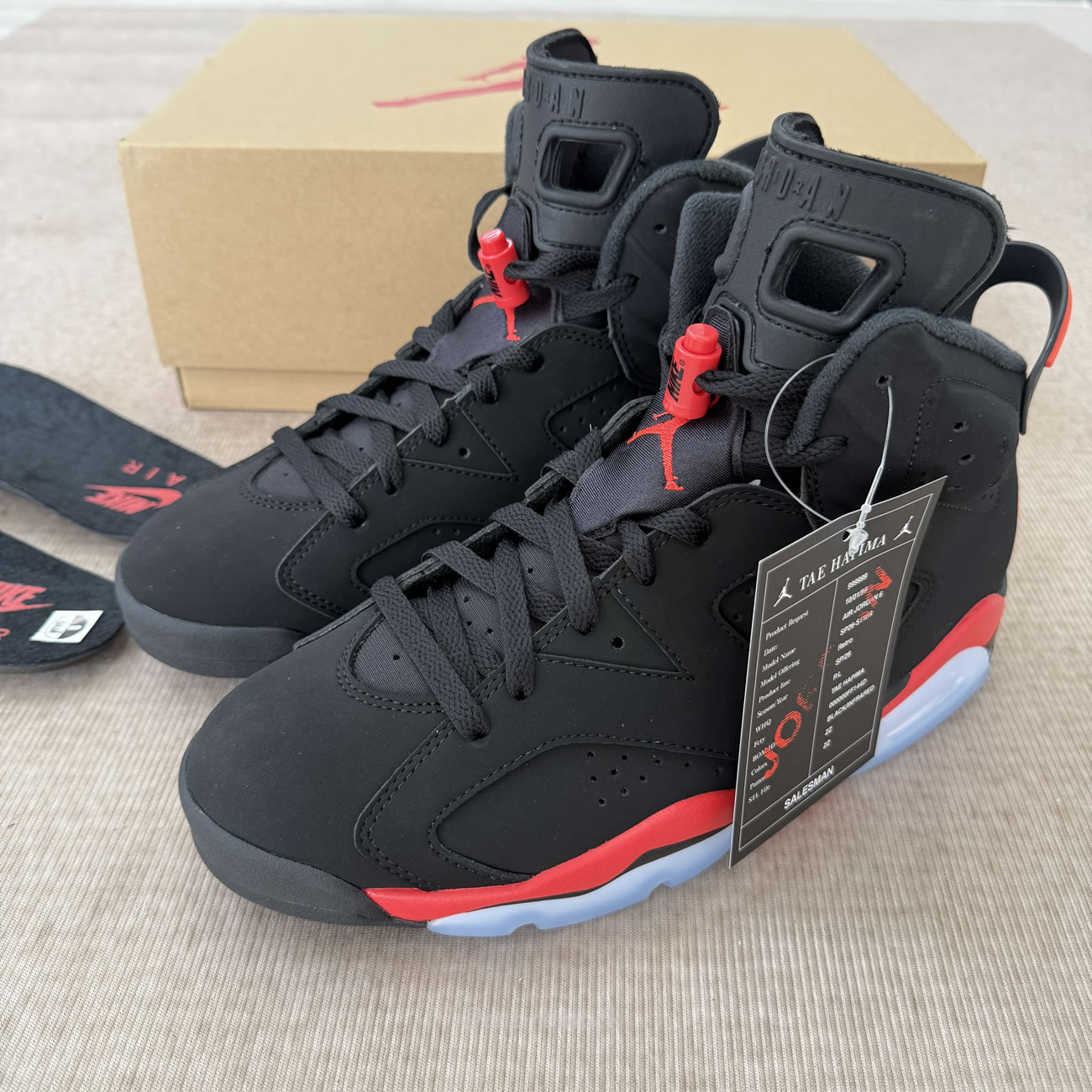Air Jordan 6 Reverse Infrared Ct8529 001 (5) - www.newkick.vip