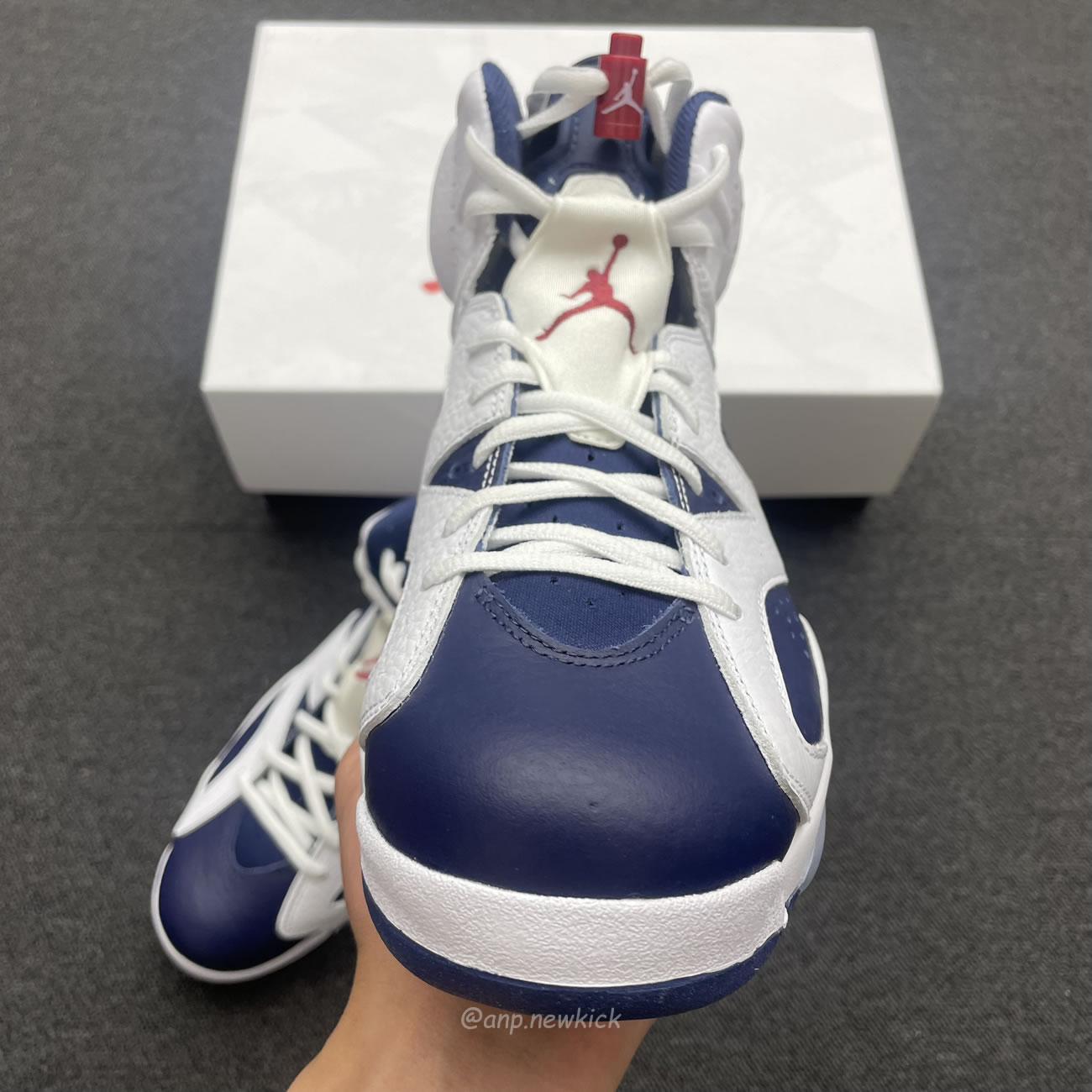 Air Jordan 6 Retro White Navy Red Ct8529 164 (2) - www.newkick.vip
