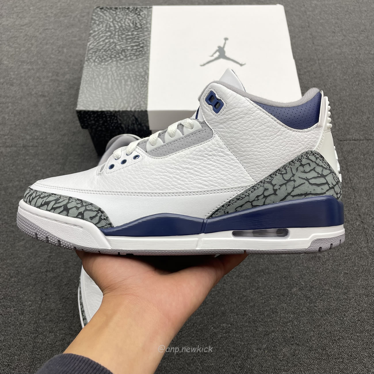 Air Jordan 3 Retro Midnight Navy Ct8532 140 (2) - www.newkick.vip