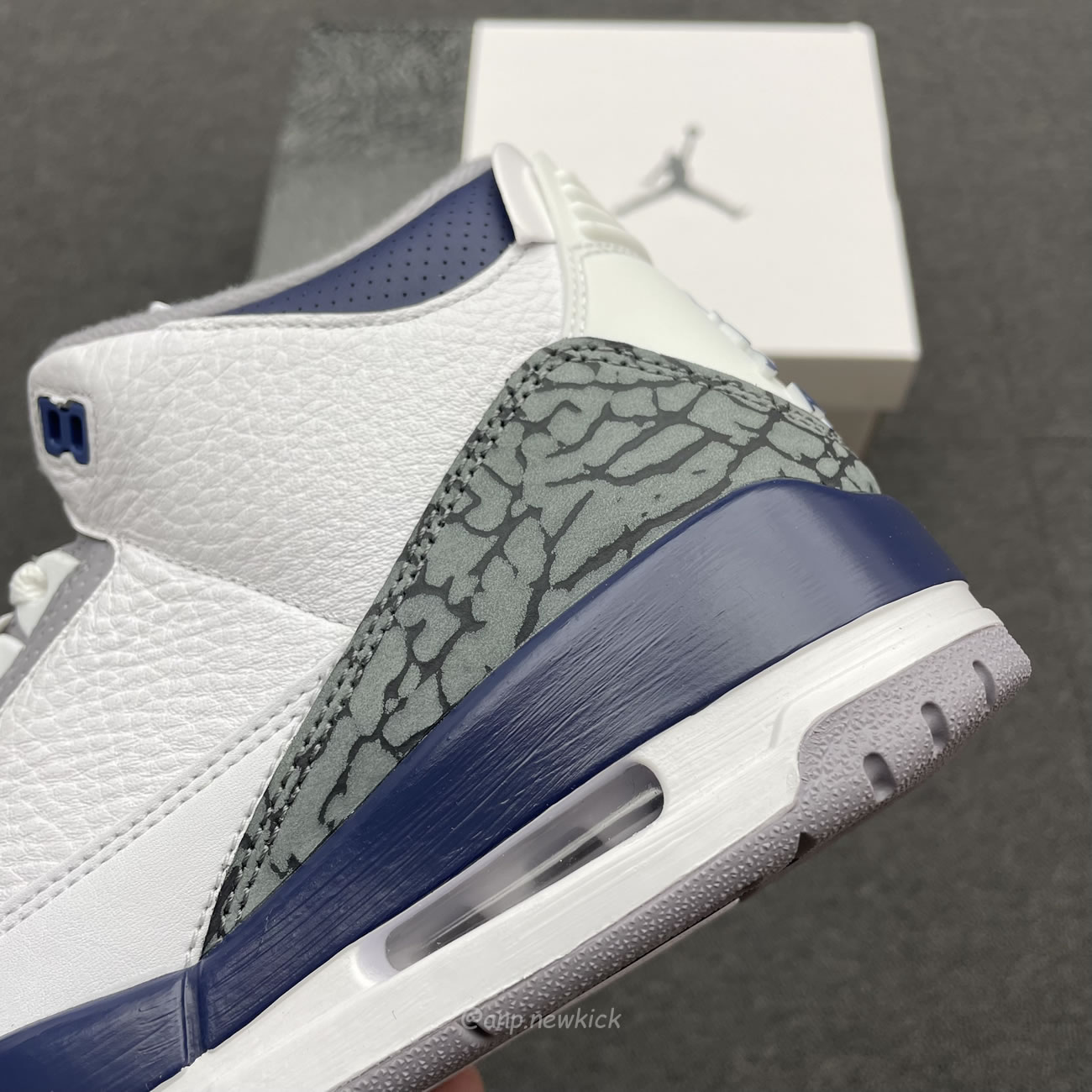 Air Jordan 3 Retro Midnight Navy Ct8532 140 (3) - www.newkick.vip