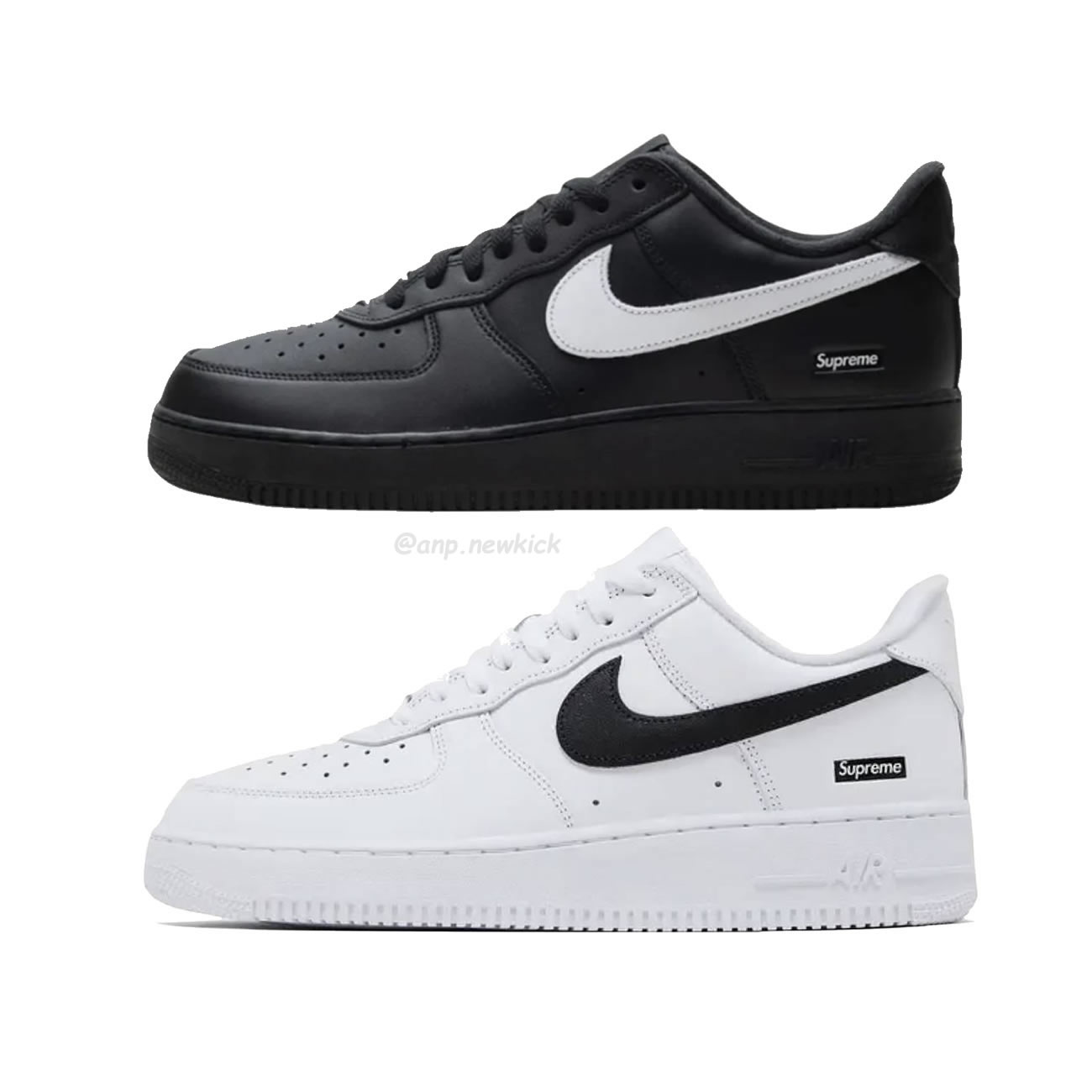 Nike Air Force 1 Low Supreme Black White Cu9225 002 Cu9225 102 (0) - www.newkick.vip