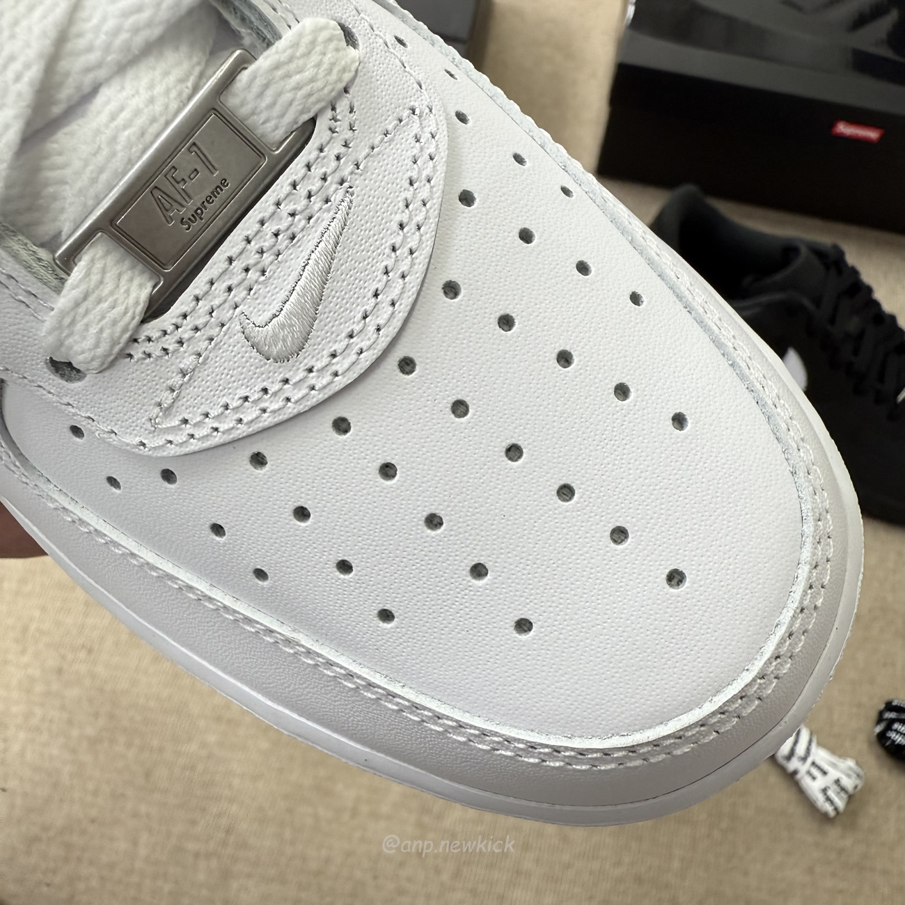 Nike Air Force 1 Low Supreme Black White Cu9225 002 Cu9225 102 (2) - www.newkick.vip