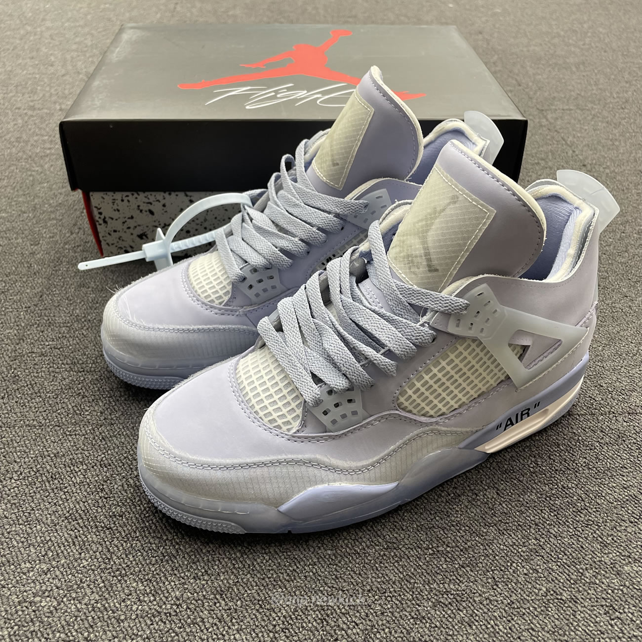 Air Jordan 4 Retro Off Blue Sail Womens Cv9388 102 (5) - www.newkick.vip