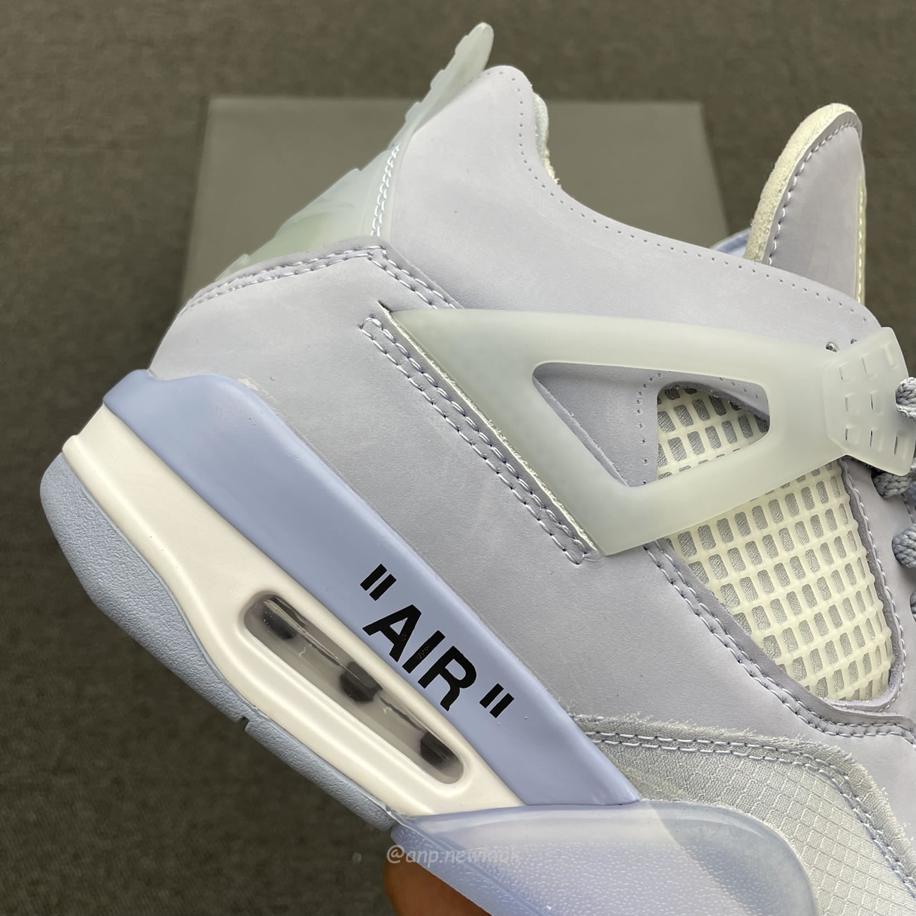 Air Jordan 4 Retro Off Blue Sail Womens Cv9388 102 (9) - www.newkick.vip