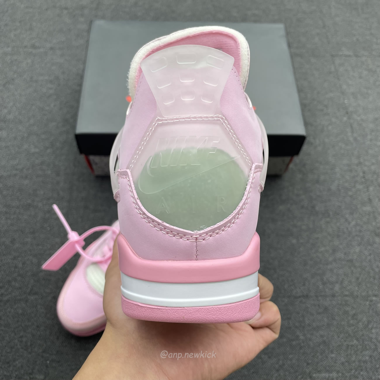 Air Jordan 4 Retro Off Pink Sail Womens Cv9388 105 (3) - www.newkick.vip