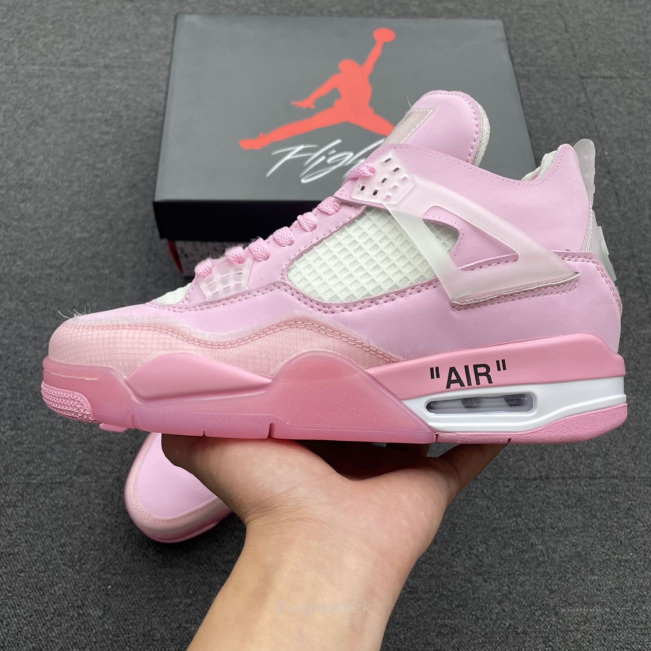 Air Jordan 4 Retro Off Pink Sail Womens Cv9388 105 (4) - www.newkick.vip