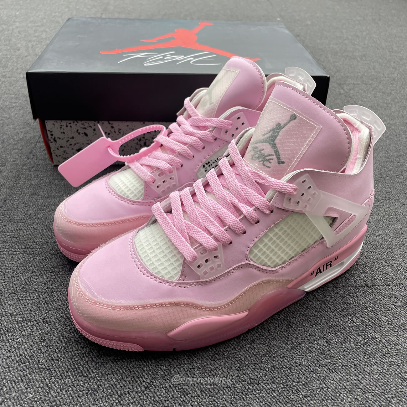 Air Jordan 4 Retro Off Pink Sail Womens Cv9388 105 (6) - www.newkick.vip