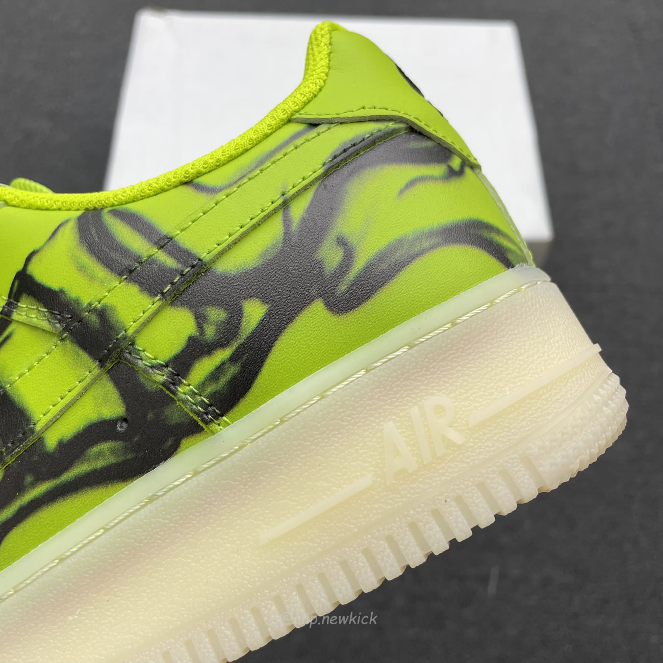 Air Nike Force 1 Qs Skeleton Green Black White Cw2288 111 (6) - www.newkick.vip
