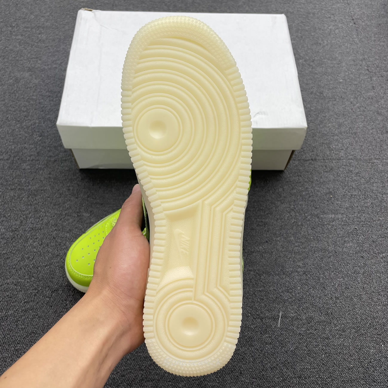 Air Nike Force 1 Qs Skeleton Green Black White Cw2288 111 (9) - www.newkick.vip