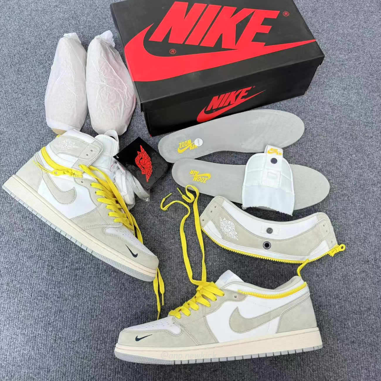 Air Jordan 1 High Switch Light Smoke Cw6576 100 (5) - www.newkick.vip