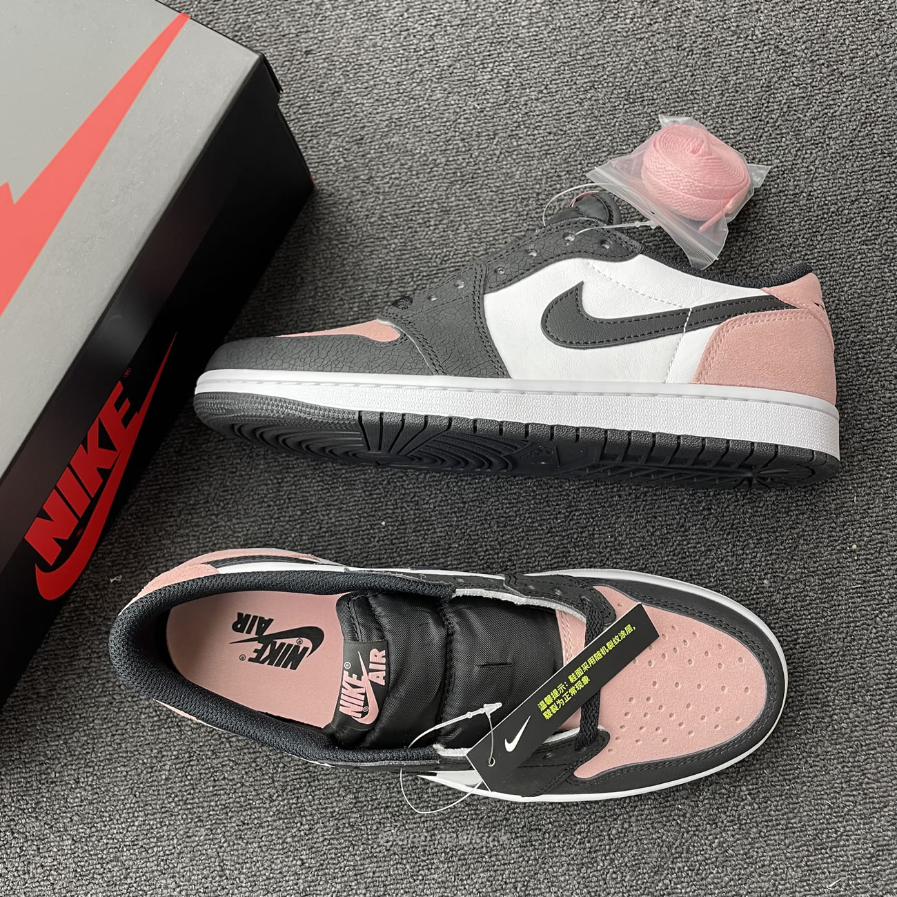 Air Jordan 1 Low Og Bleached Coral Cz0790 061 (5) - www.newkick.vip