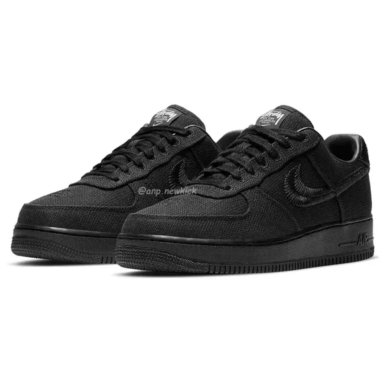 Nike Air Force 1 Low Stussy Black Cz9084 001 (6) - www.newkick.vip
