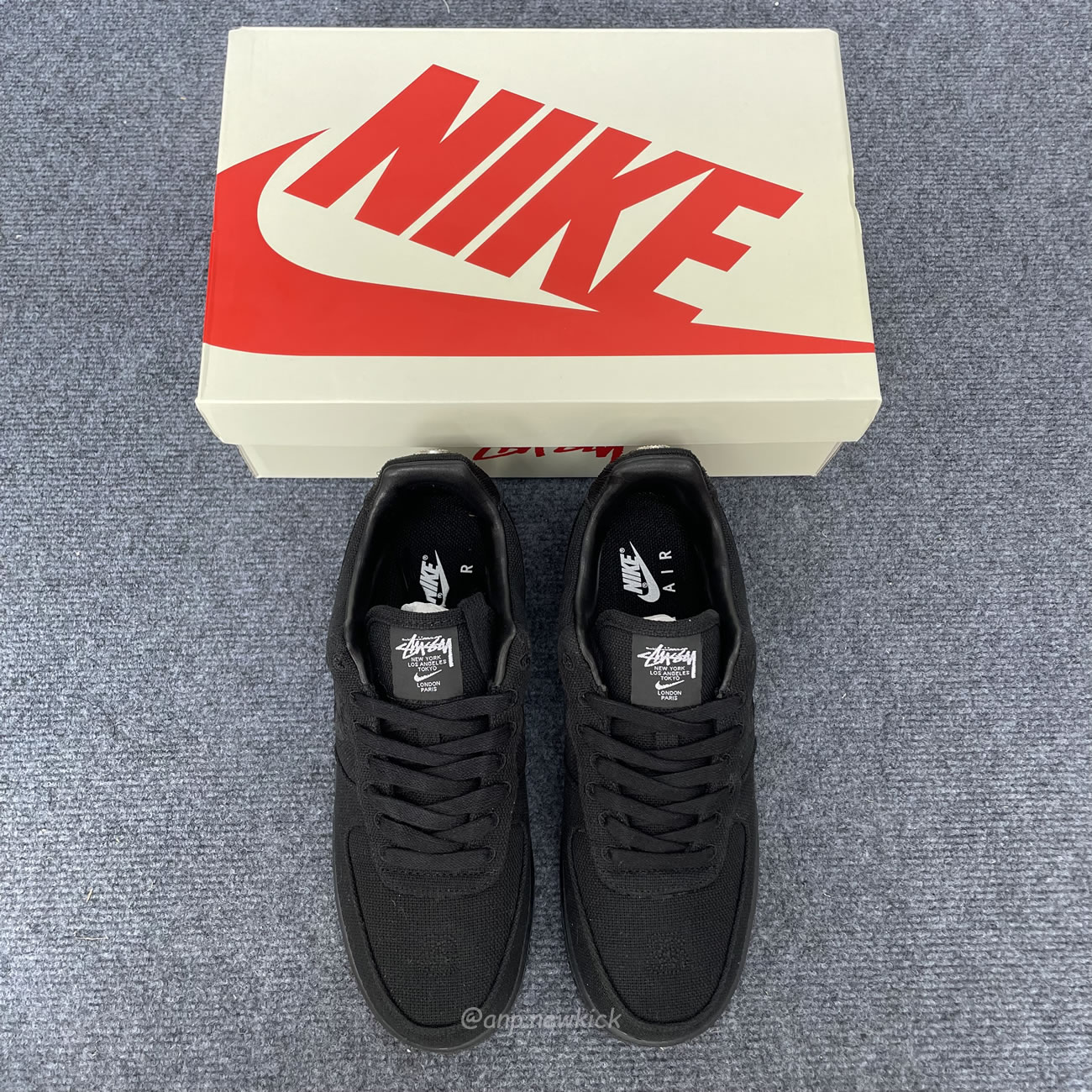 Nike Air Force 1 Low Stussy Black Cz9084 001 (7) - www.newkick.vip