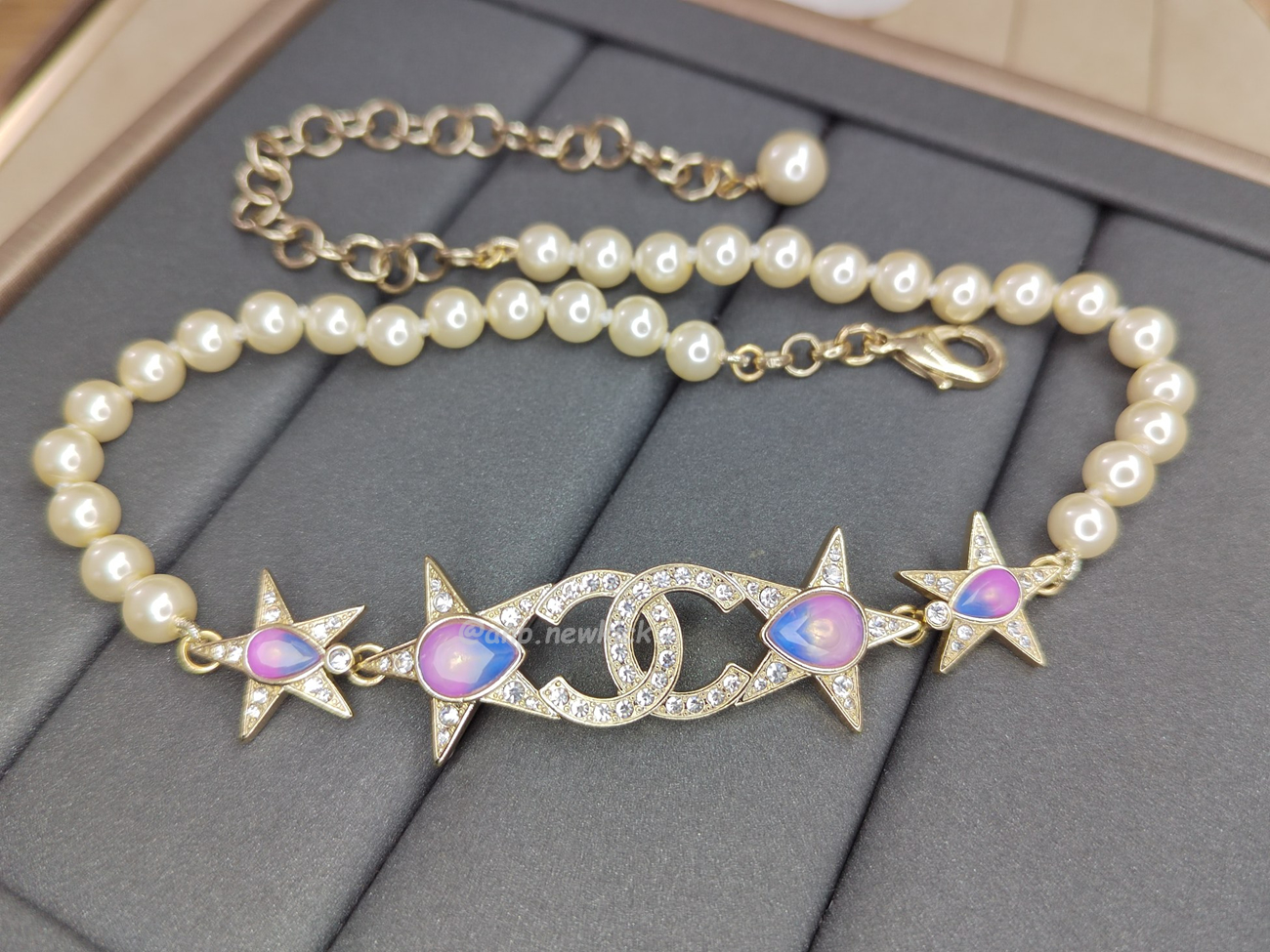Chanel Cc Logo Star Heart Necklace (15) - www.newkick.vip