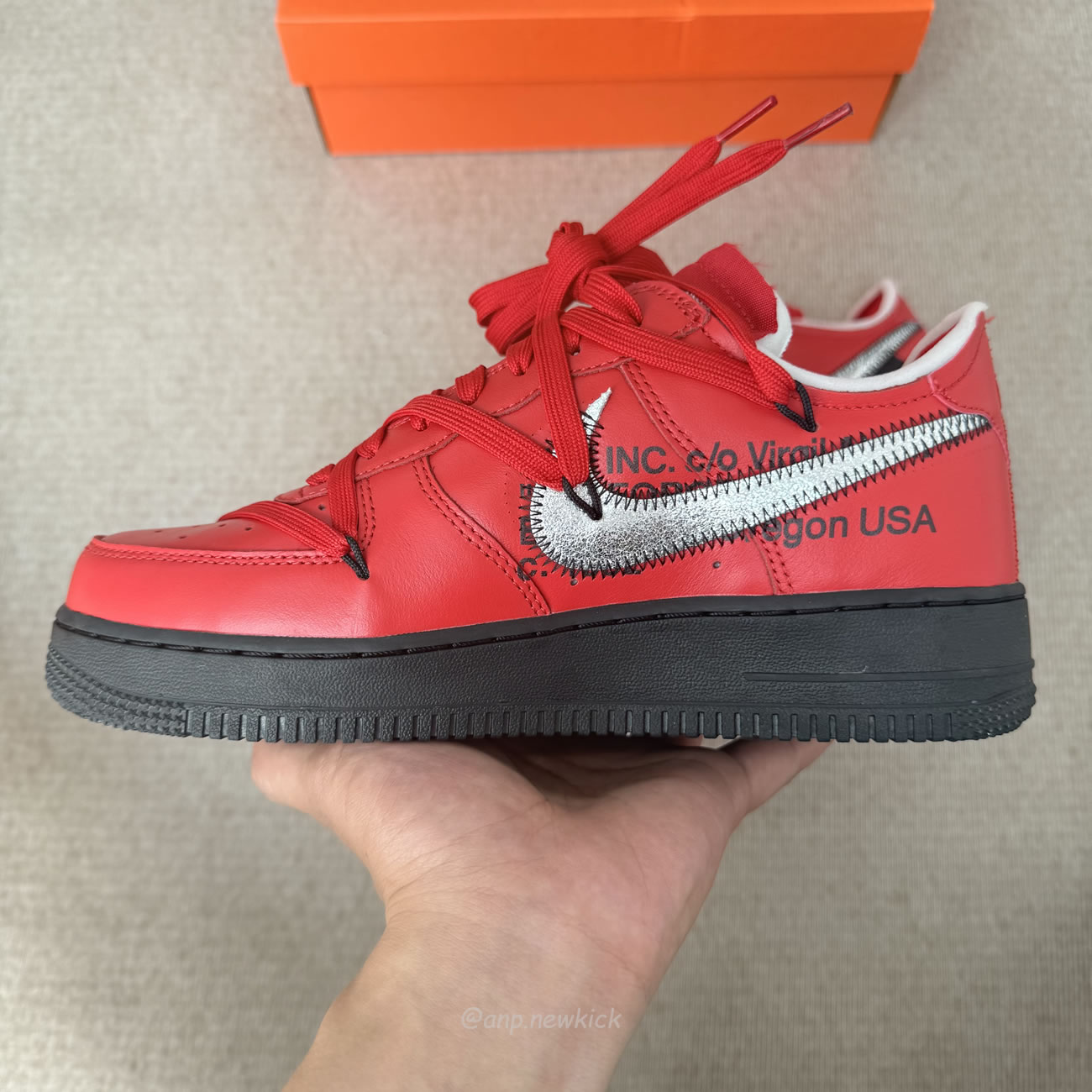 Nike Air Force 1 Low X Off White University Red Dd1876 600 (4) - www.newkick.vip