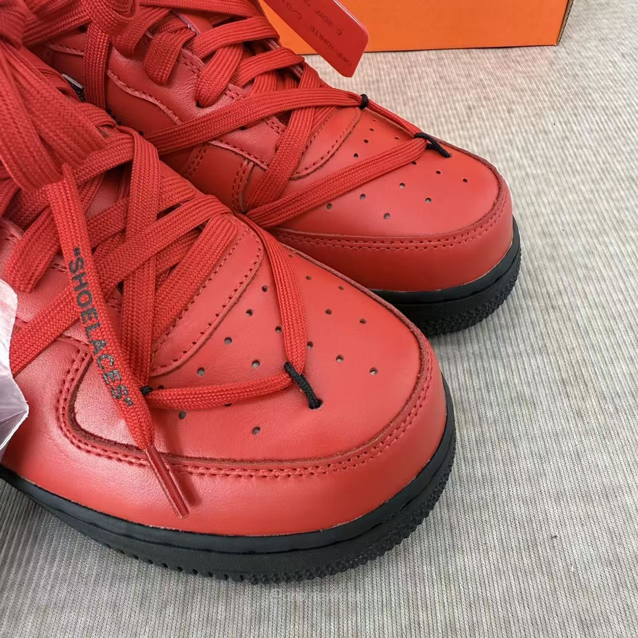 Nike Air Force 1 Low X Off White University Red Dd1876 600 (5) - www.newkick.vip