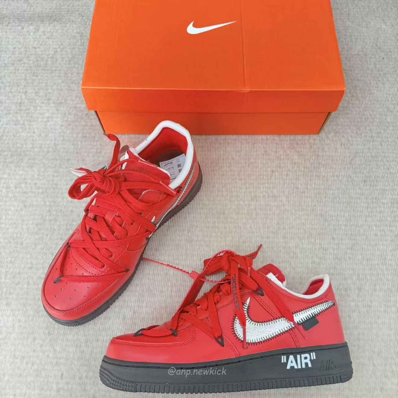 Nike Air Force 1 Low X Off White University Red Dd1876 600 (7) - www.newkick.vip