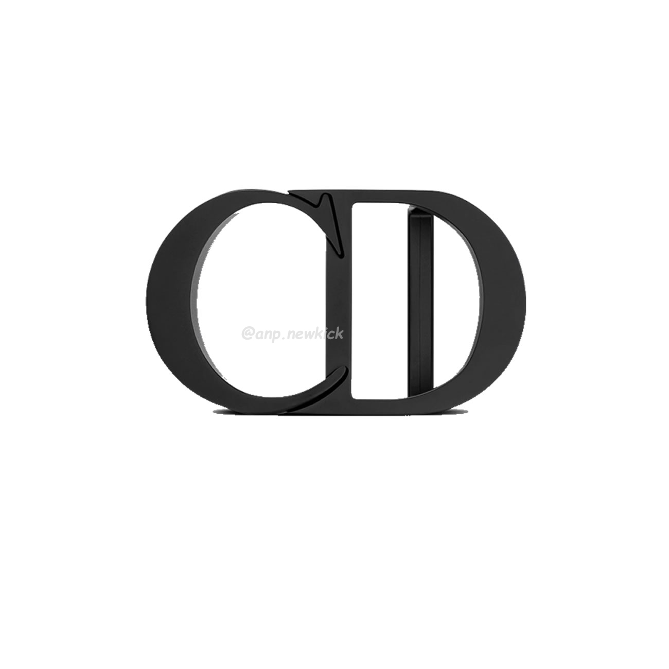 Dior Cd Icon Belt Buckle Black Matte Lacquer Finish Brass (1) - www.newkick.vip