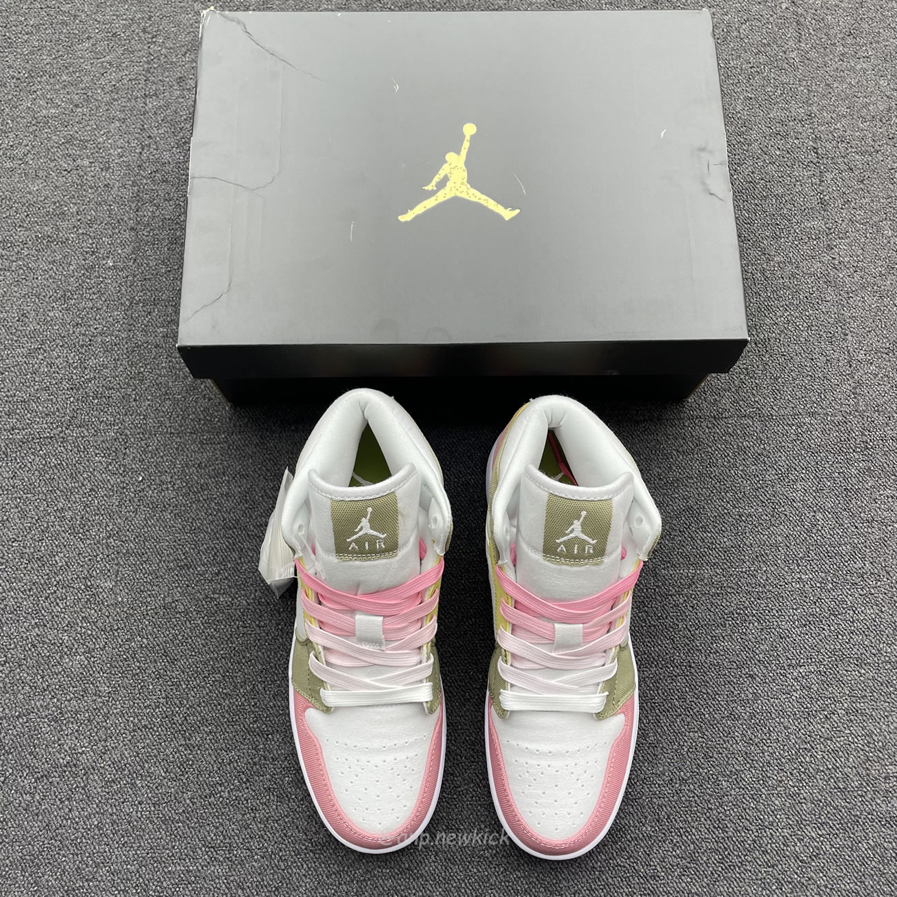 Air Jordan 1 Mid Se Pastel Vivid Green Grind Dj0338 100 (2) - www.newkick.vip