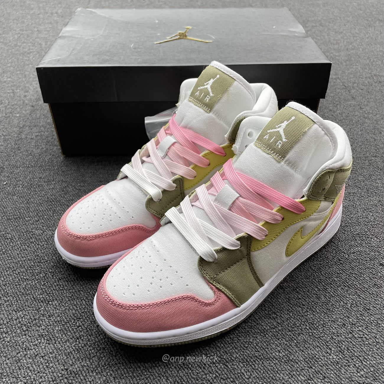 Air Jordan 1 Mid Se Pastel Vivid Green Grind Dj0338 100 (3) - www.newkick.vip