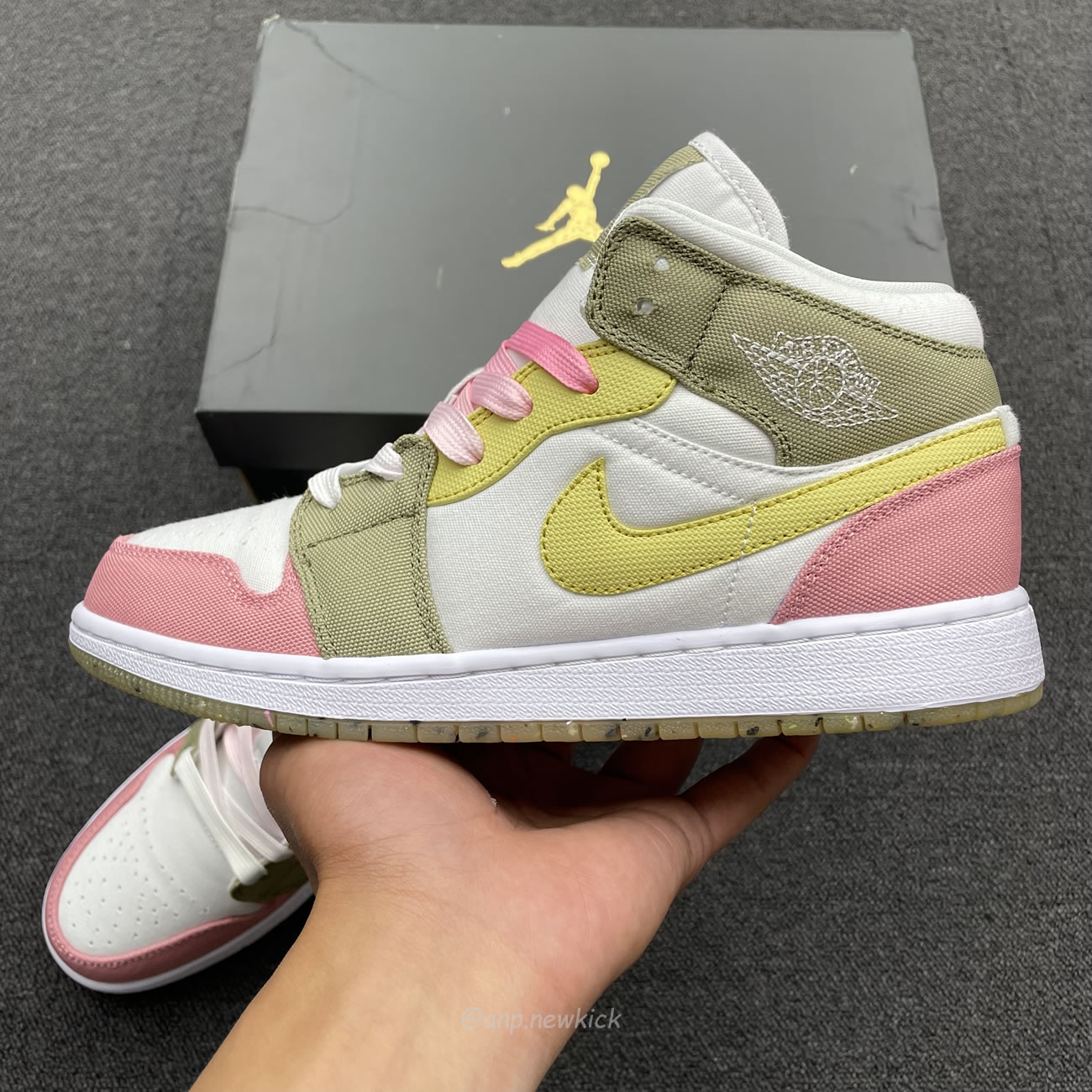 Air Jordan 1 Mid Se Pastel Vivid Green Grind Dj0338 100 (6) - www.newkick.vip