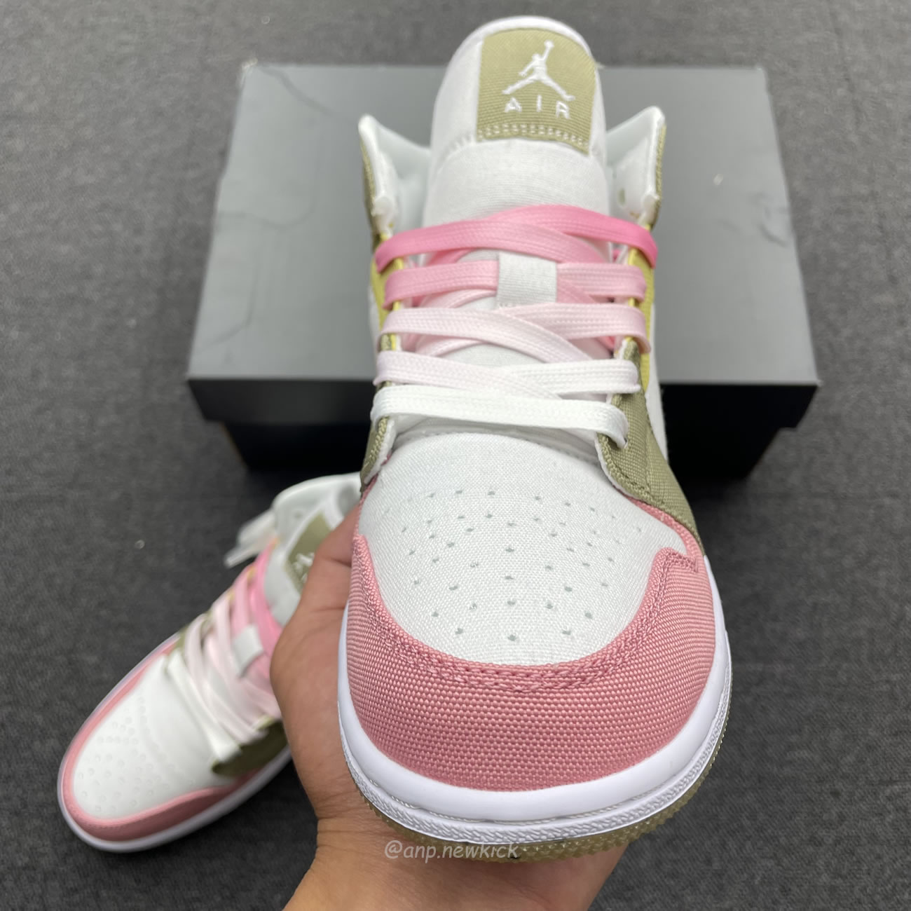 Air Jordan 1 Mid Se Pastel Vivid Green Grind Dj0338 100 (7) - www.newkick.vip