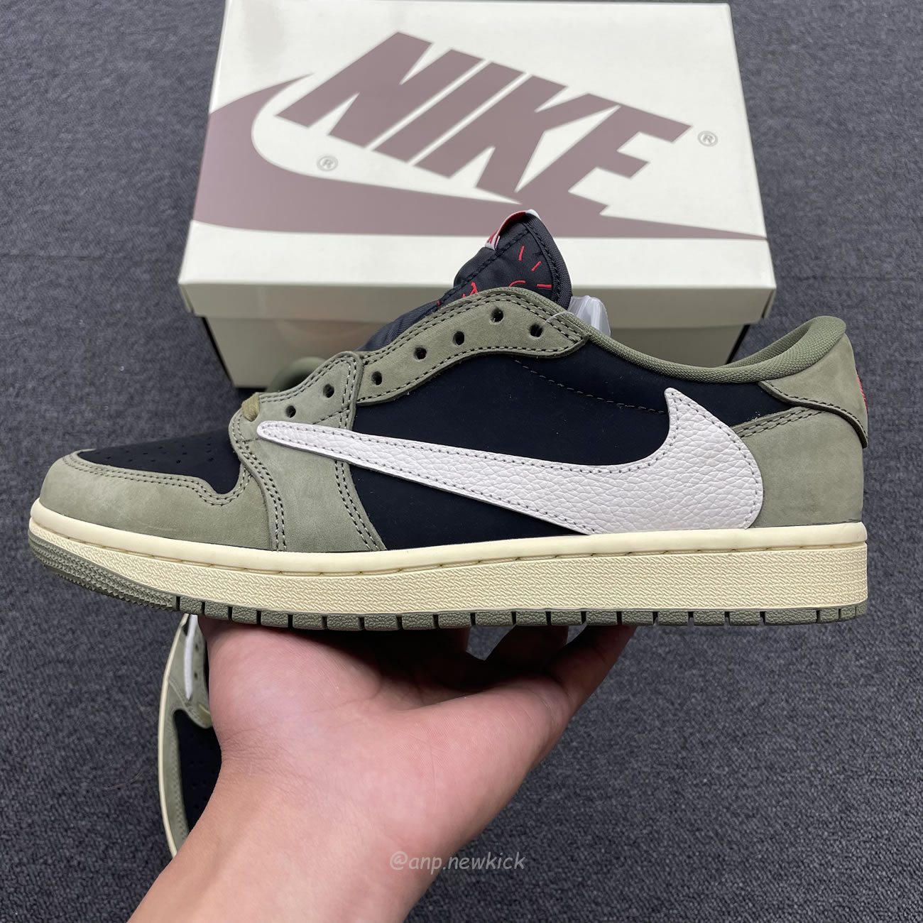 Travis Scott X Nike Air Jordan 1 Retro Low Og Sp Black Olive Dm7866 002 (6) - www.newkick.vip Travis Scott X Nike Air Jordan 1 Retro Low Og Sp Black Olive Dm7866 002 (6) - www.newkick.vip