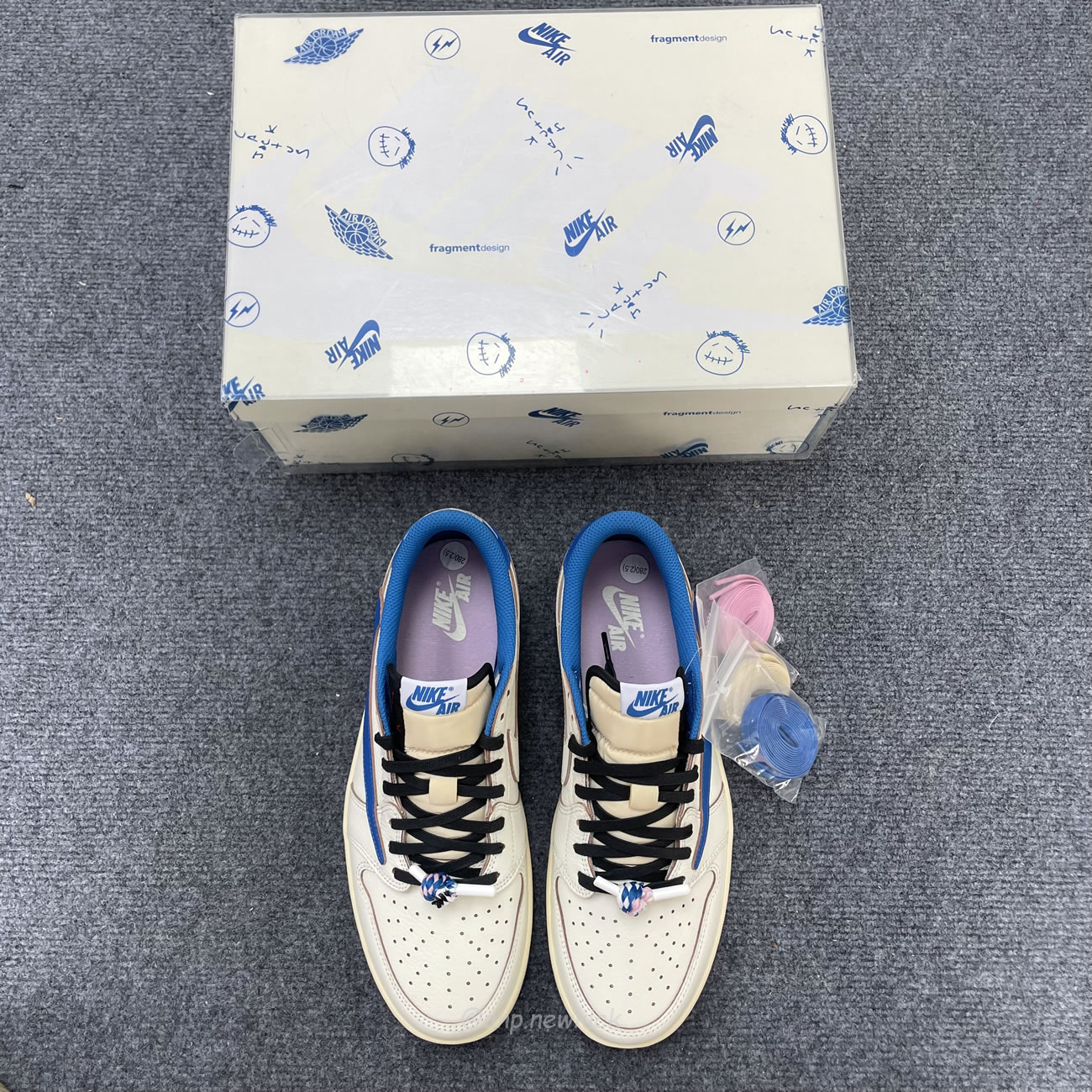Air Jordan 1 Retro Low Og Sp Fragment X Travis Scott Sail Military Blue Dm7866 104 (23) - www.newkick.vip