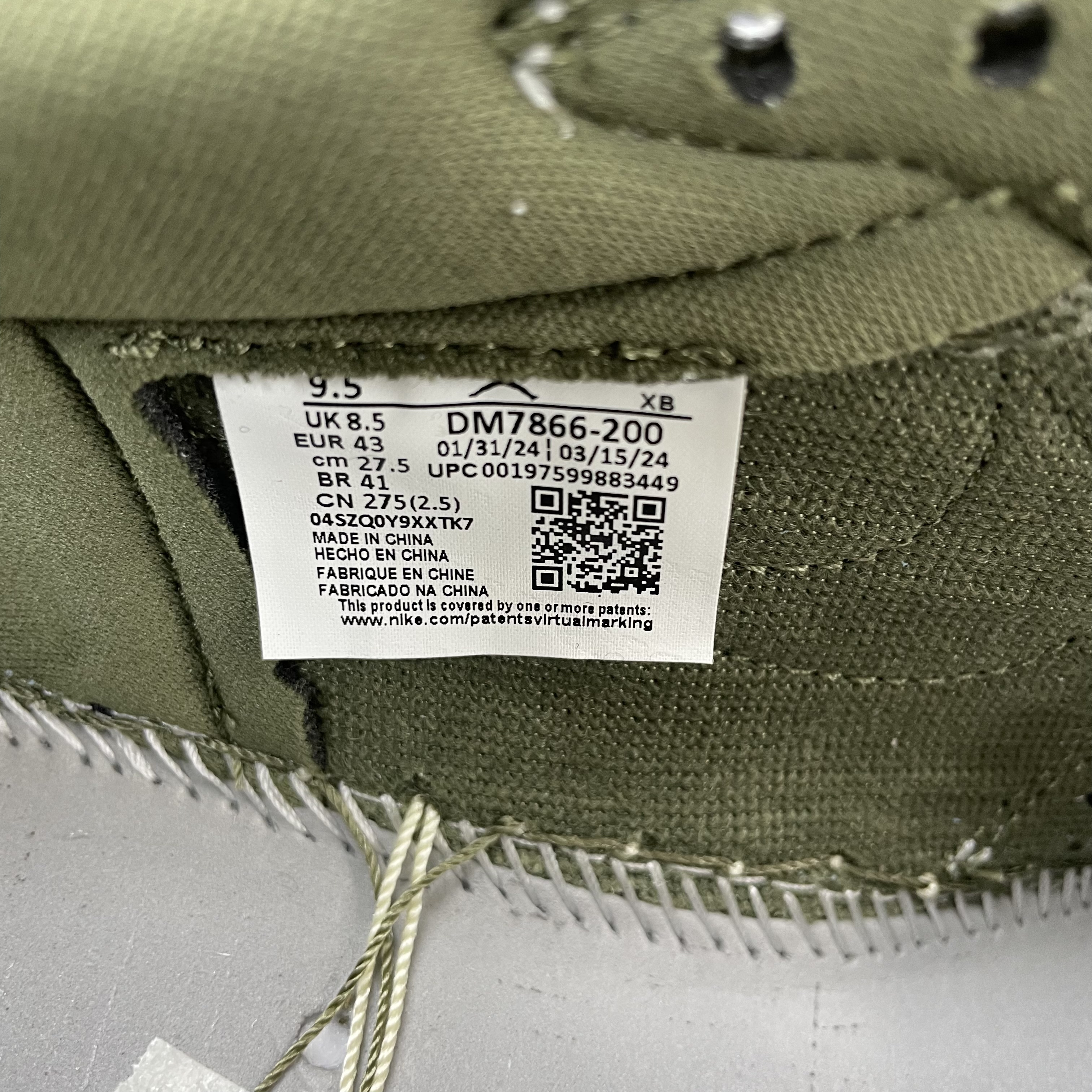 Travis Scott X Air Jordan 1 Low Og Sp Medium Olive Dm7866 200 (43) - www.newkick.vip