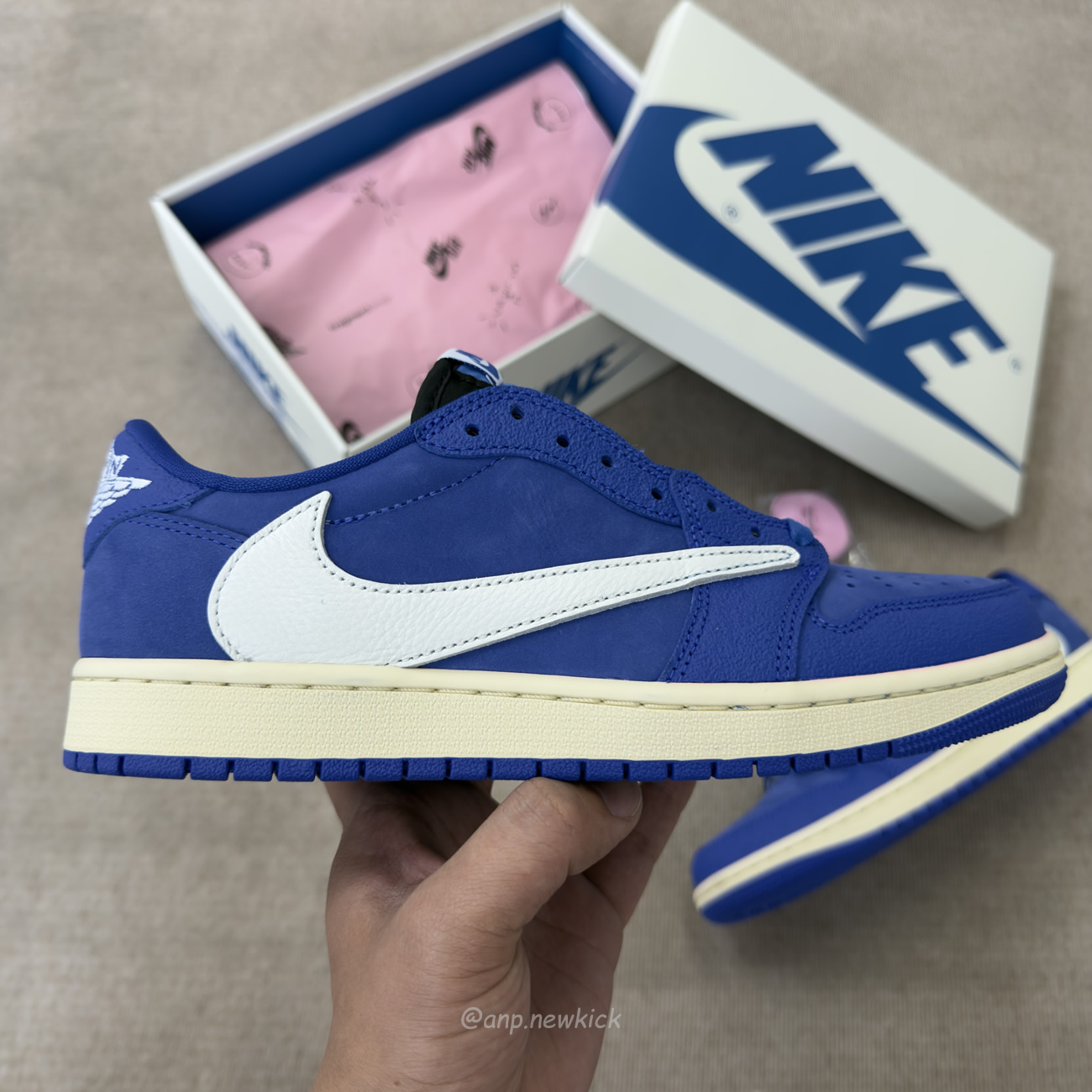 Air Jordan 1 Retro Low Og Sp Travis Scott X Fragment Blue Dm7866 400 (4) - www.newkick.vip