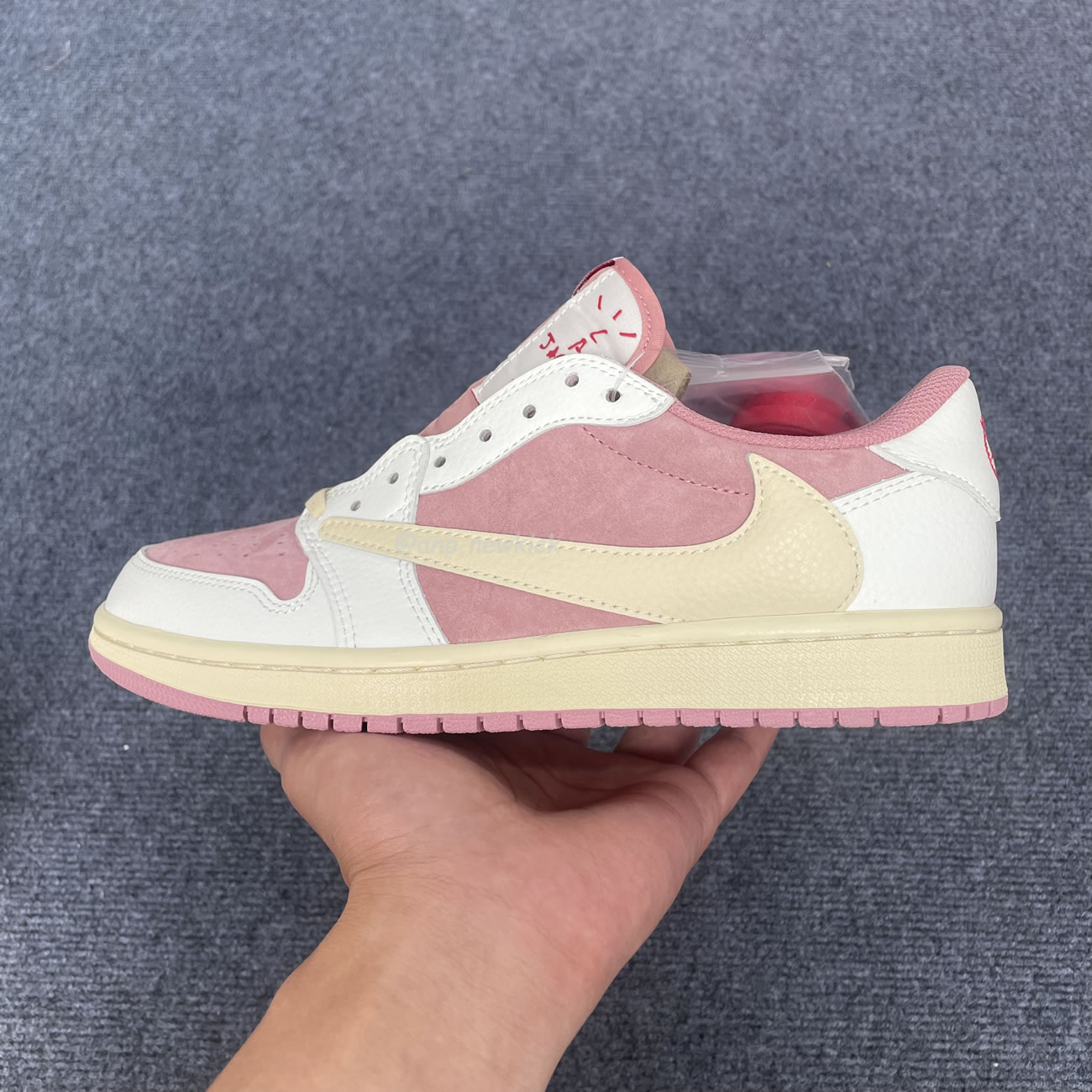 Air Jordan 1 Retro Low Og Sp Travis Scott Sail Shy Pink Dm7866 106 (9) - www.newkick.vip