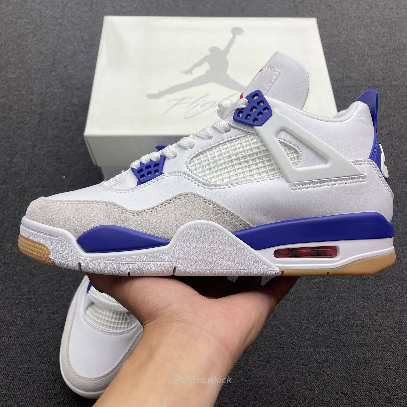 Air Jordan 4 Retro Sb White Blue Dr5415 105 (2) - www.newkick.vip