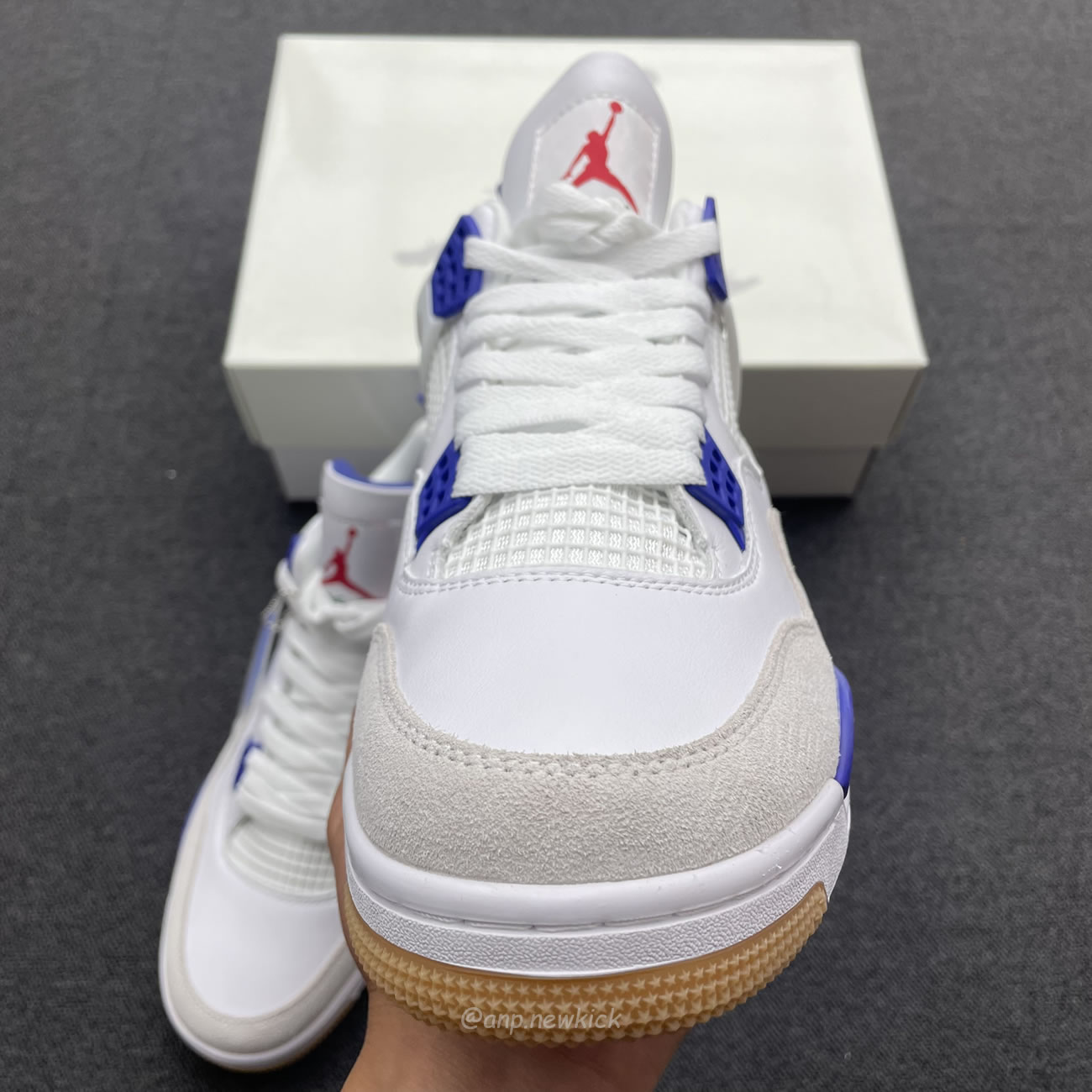 Air Jordan 4 Retro Sb White Blue Dr5415 105 (3) - www.newkick.vip