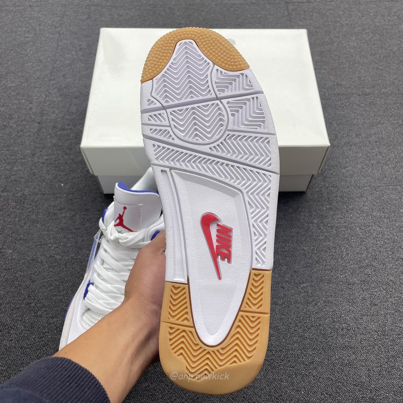 Air Jordan 4 Retro Sb White Blue Dr5415 105 (4) - www.newkick.vip