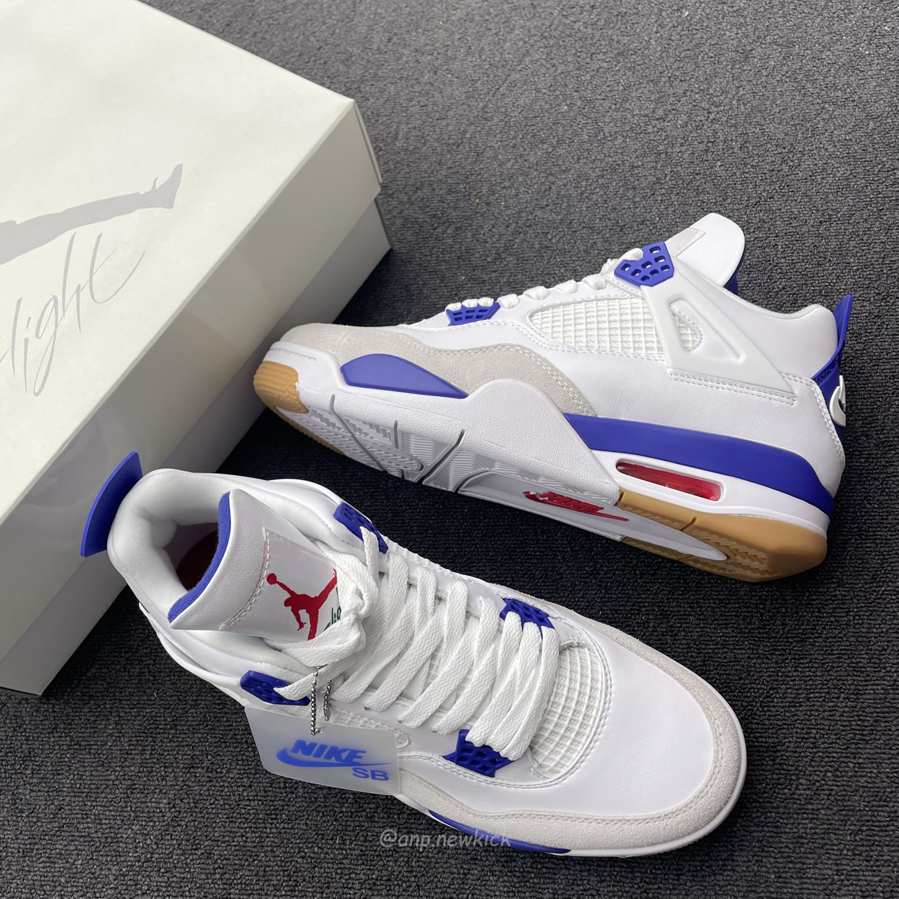 Air Jordan 4 Retro Sb White Blue Dr5415 105 (5) - www.newkick.vip