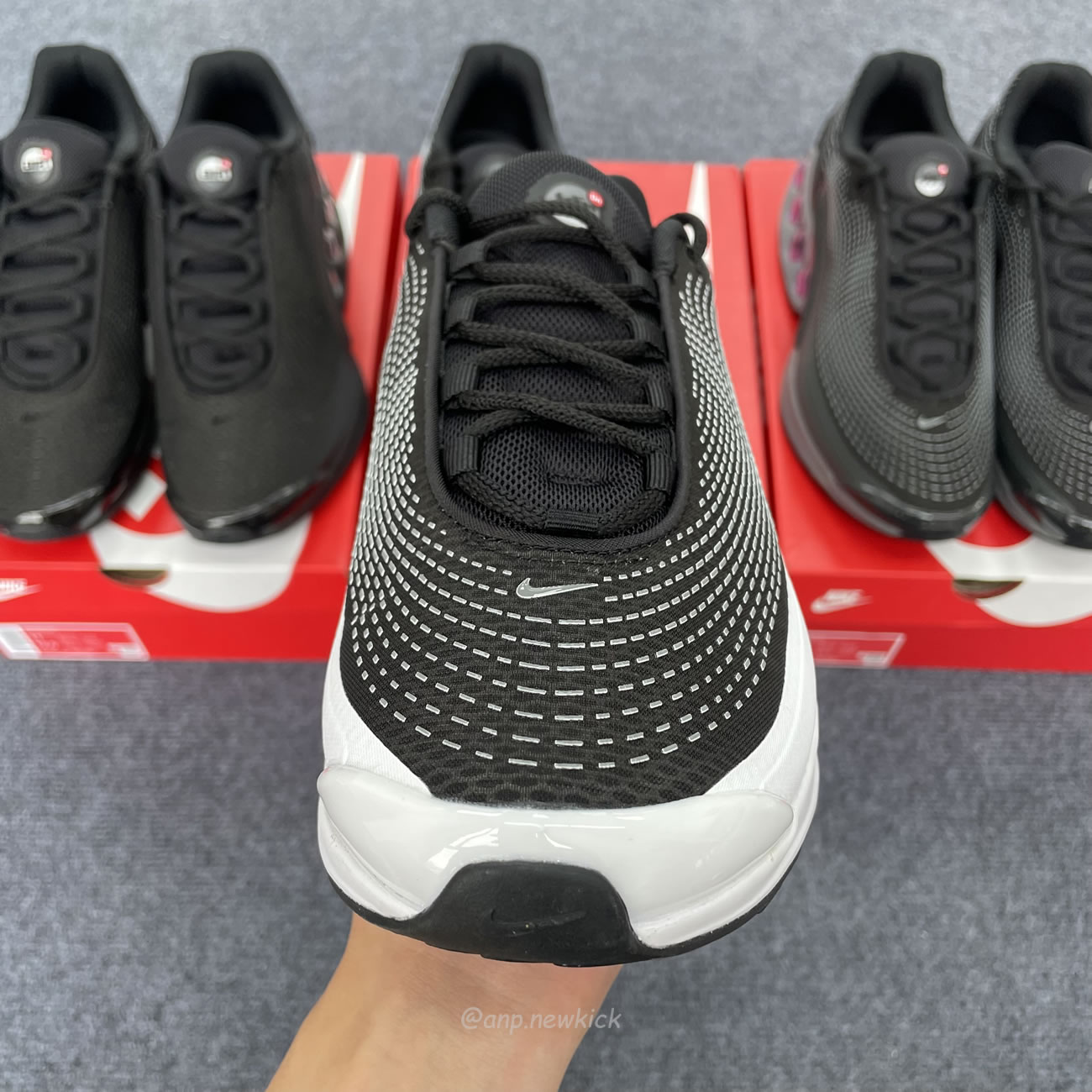 Nike Air Max Dn Black Metallic Grey All Night White Cool Grey (10) - www.newkick.vip