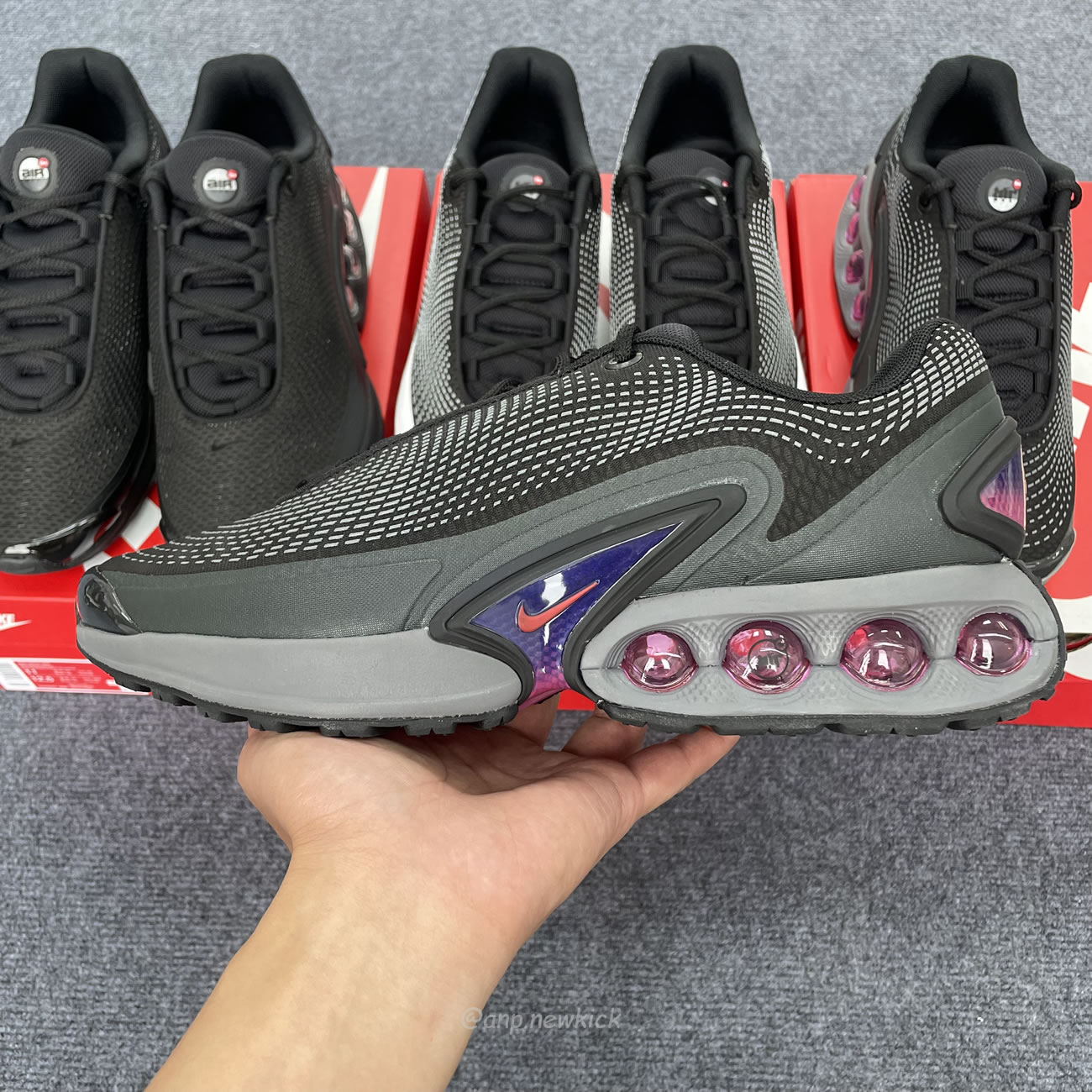 Nike Air Max Dn Black Metallic Grey All Night White Cool Grey (9) - www.newkick.vip