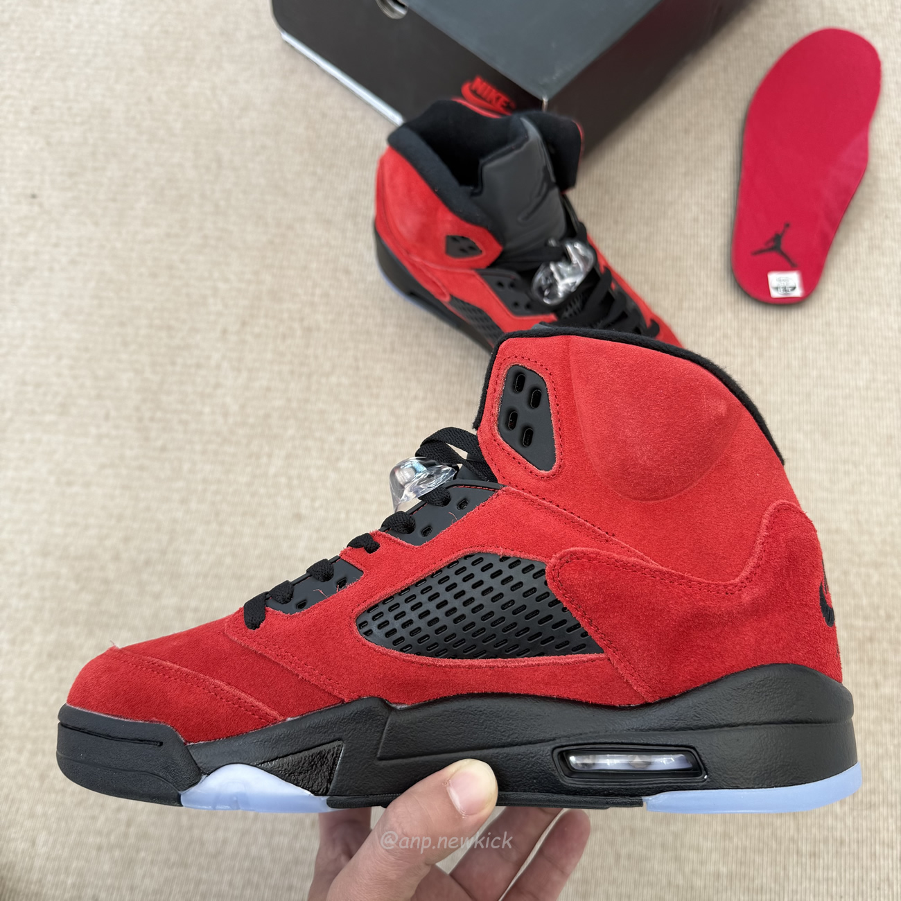 Air Jordan 5 Retro Raging Bull Red Dv4982 600 (5) - www.newkick.vip