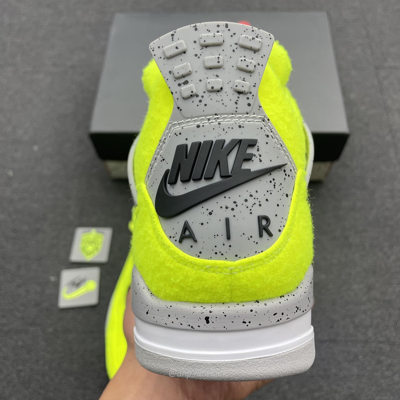Air Jordan 4 Retro Tennis Ball Dv6773 700 (3) - www.newkick.vip