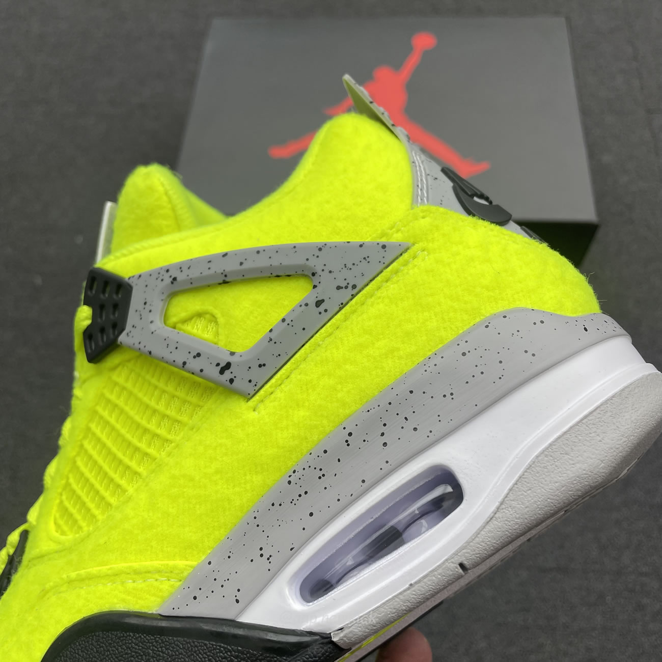 Air Jordan 4 Retro Tennis Ball Dv6773 700 (5) - www.newkick.vip