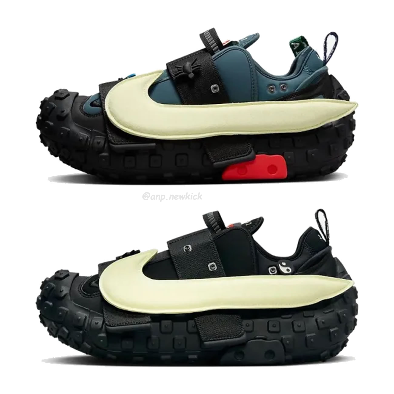 Nike Cpfm Air Flea 2 Cactus Plant Flea Market Black Alabaster Faded Spruce Dv7164 001 Dv7164 300 (1) - www.newkick.vip