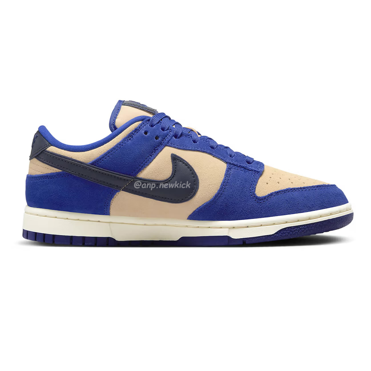 Nike Dunk Low Lx Blue Suede Womens Dv7411 400 (10) - www.newkick.vip