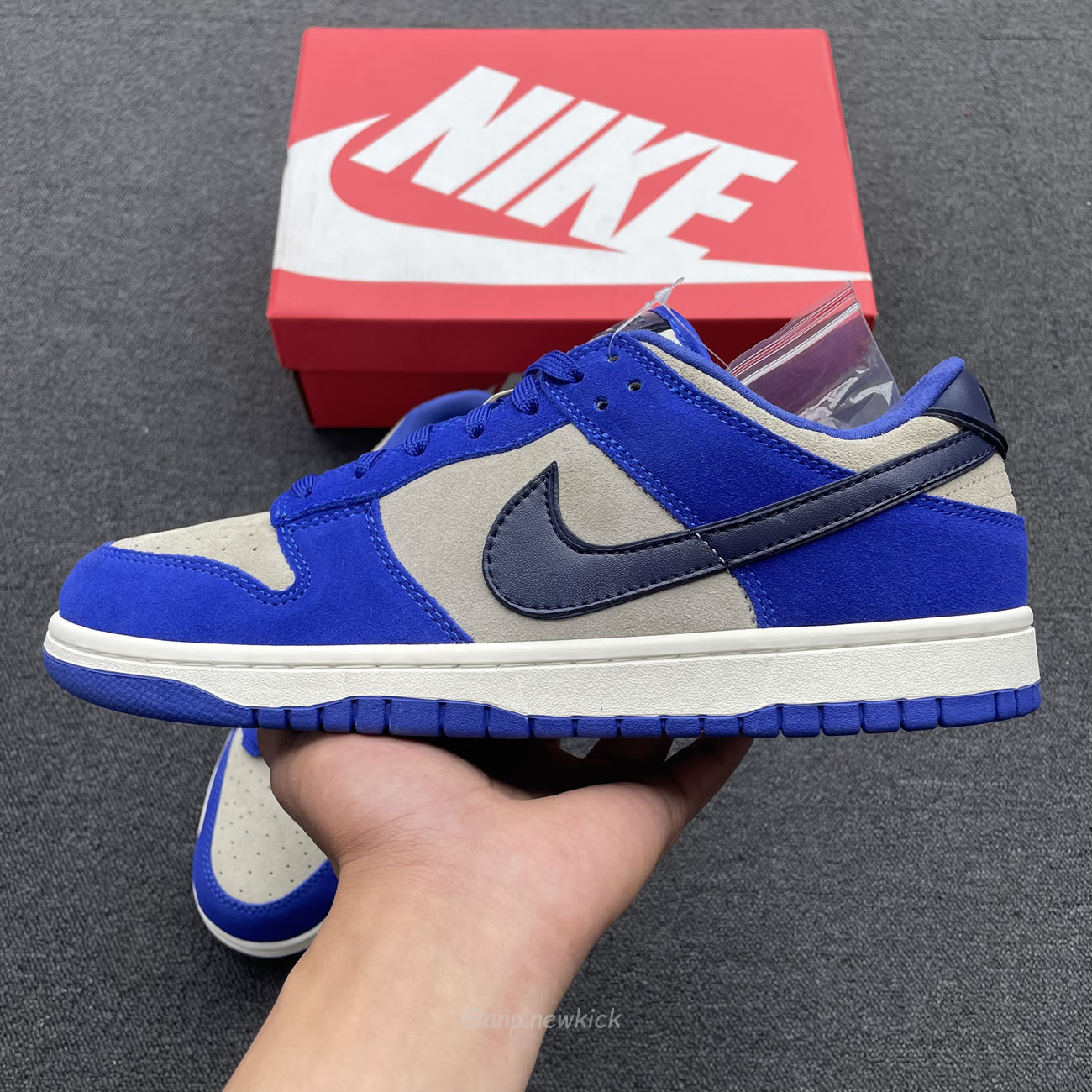 Nike Dunk Low Lx Blue Suede Womens Dv7411 400 (14) - www.newkick.vip