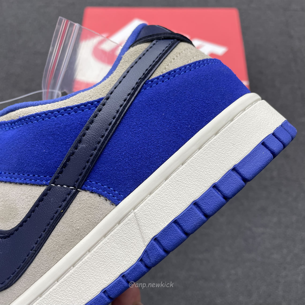 Nike Dunk Low Lx Blue Suede Womens Dv7411 400 (4) - www.newkick.vip
