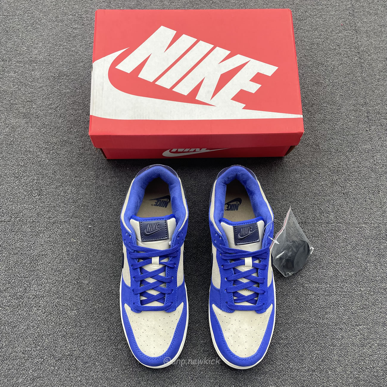 Nike Dunk Low Lx Blue Suede Womens Dv7411 400 (5) - www.newkick.vip