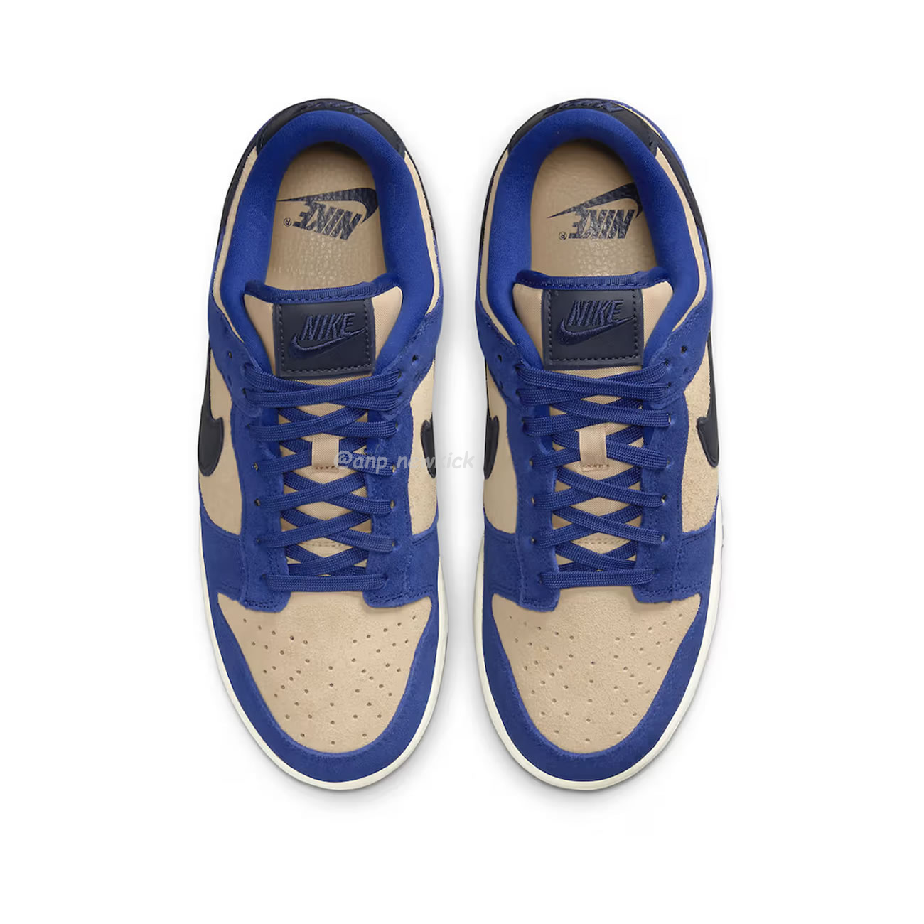 Nike Dunk Low Lx Blue Suede Womens Dv7411 400 (7) - www.newkick.vip