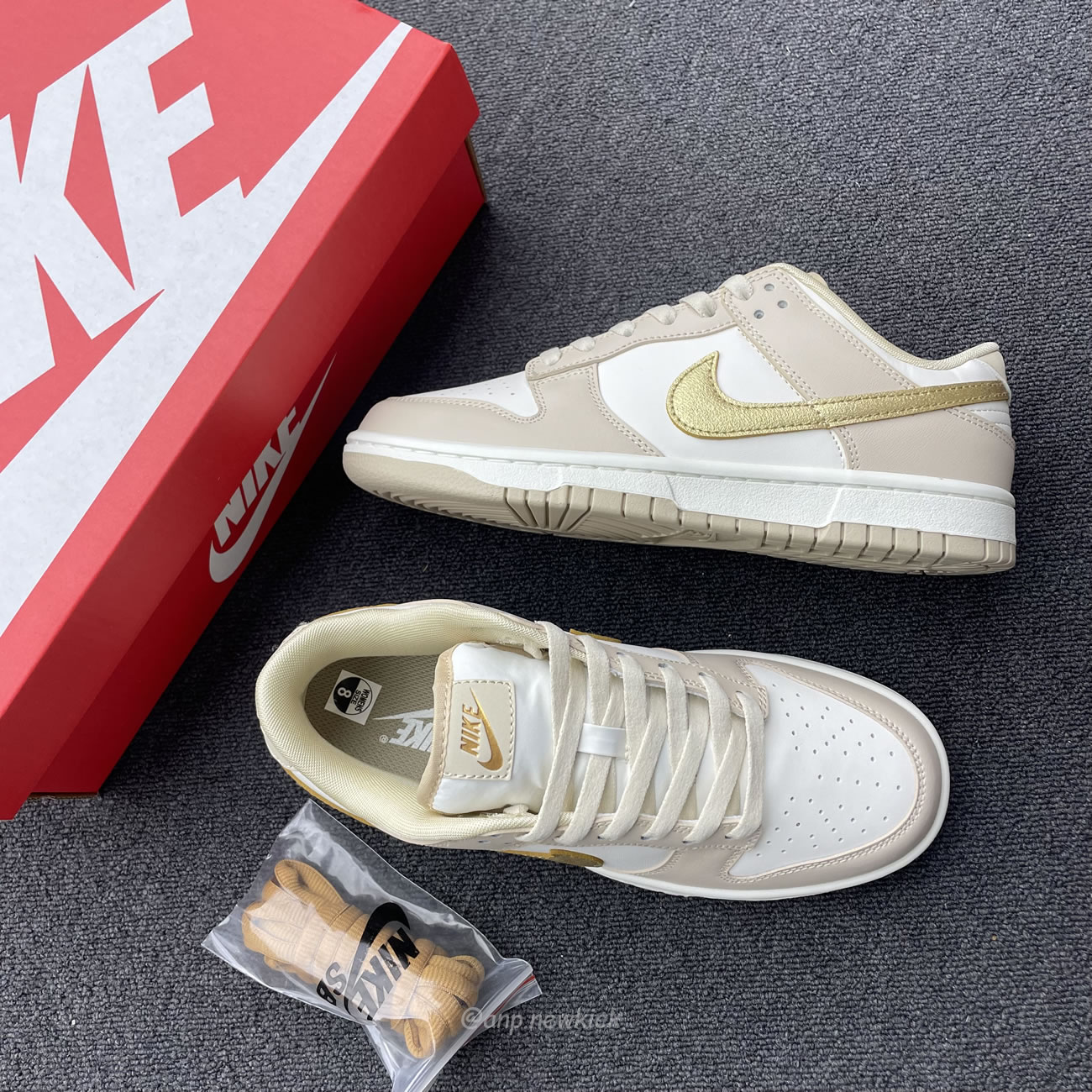 Nike Dunk Low Gold Swoosh Dx5930 001 (6) - www.newkick.vip