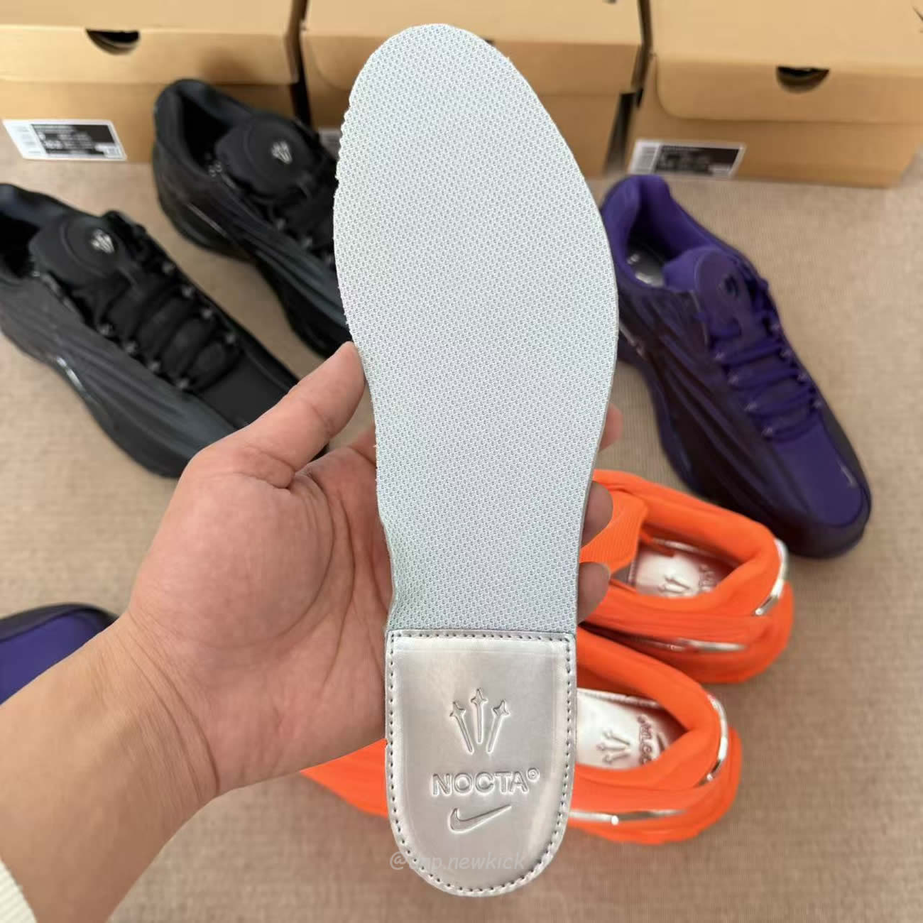 Nike Hot Step 2 Drake Nocta Eggplant Black Orange (5) - www.newkick.vip