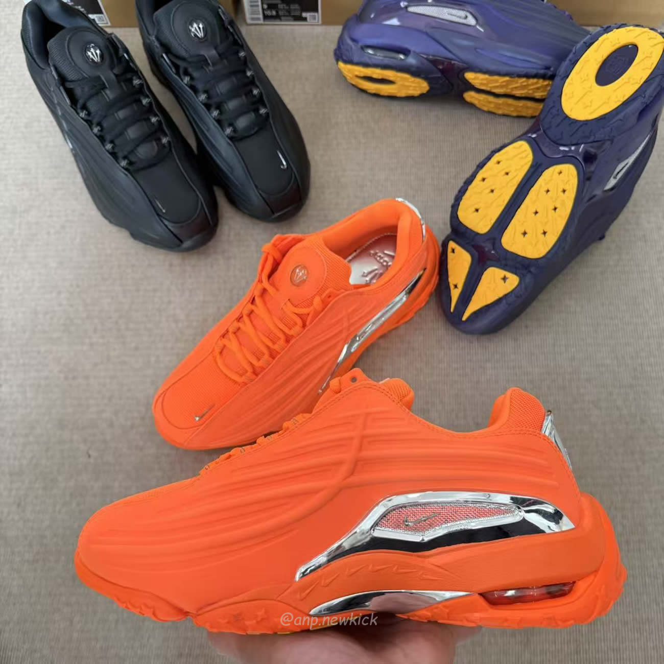 Nike Hot Step 2 Drake Nocta Eggplant Black Orange (9) - www.newkick.vip