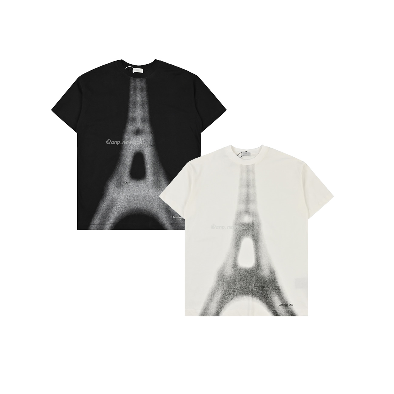 Dior Iron Tower Inkjet Short Sleeved T Shirt (1) - www.newkick.vip